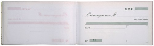 Kasboek Exacompta ontvangstbewijs dupli 50vel NL 1 Stuk-2