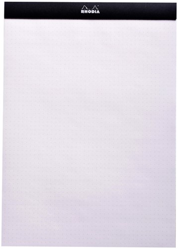 Schrijfblok Rhodia A4 dots 80v 80gr zwart 1 Stuk-3