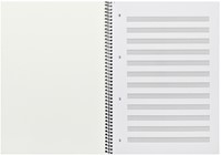 Collegeblk Oxf A4+ muziek 4gaats 100pag 80gr blauw 1 Stuk-2
