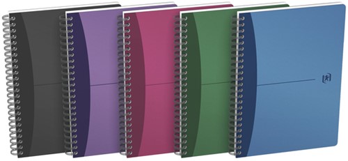 Spiraalblok Oxford urban mix A5 ruit 5x5mm 180p 1 Stuk