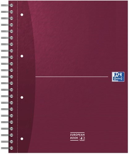 Collegeblok Oxford europeanbook A4+ 120 vel ass 1 Stuk-2