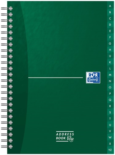 Adresboek Oxford Office Essentials dsp A5 72v ass 1 Stuk-2