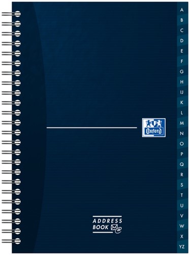 Adresboek Oxford Office Essentials dsp A5 72v ass 1 Stuk-3