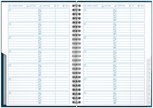 Adresboek Oxford Office Essentials dsp A5 72v ass 1 Stuk-3