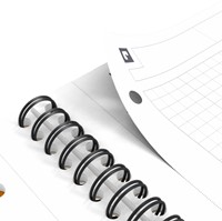 Spiraalblok Oxf international notebook A4+ rt 5mm 1 Stuk-1