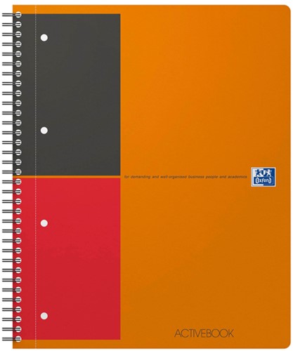 Spiraalblok Oxf international activebook A4+ lijn 1 Stuk