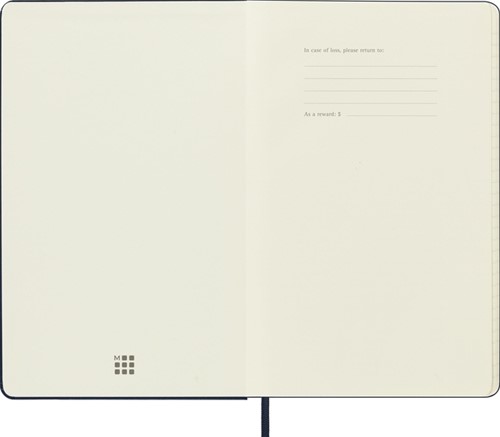 Notitieboek Moleskine large 130x210 ln hc sapph bl 1 Stuk-2