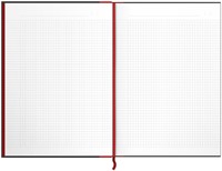 Notitieboek Oxford Black n' Red A4 96vel ruit 5mm 1 Stuk-3