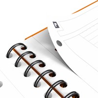 Spiraalblok Oxf international organiserbk A4+ lijn 1 Stuk-7