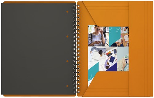 Spiraalblok Oxf international organiserbk A4+ lijn 1 Stuk-5