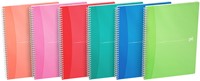 Spiraalblok Oxford mycolours lijn A4 180p assorti 1 Stuk
