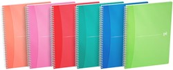 Spiraalblok Oxford mycolours lijn A4 180p assorti 1 Stuk