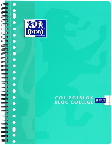 Collegeblk Oxf School A4 rt 10mm 23g 160pag ass 1 Stuk-2