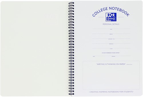 Collegeblk Oxf School A4 rt 10mm 23g 160pag ass 1 Stuk-3