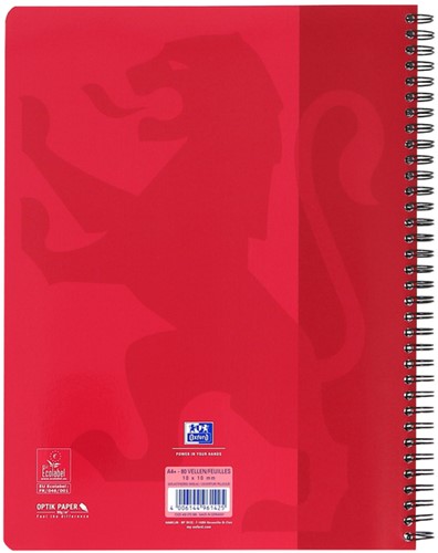 Collegeblk Oxf School A4 rt 10mm 23g 160pag ass 1 Stuk-5