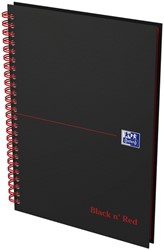 Spiraalblok Oxf Black en Red A5 lijn 140pag 80gr 1 Stuk