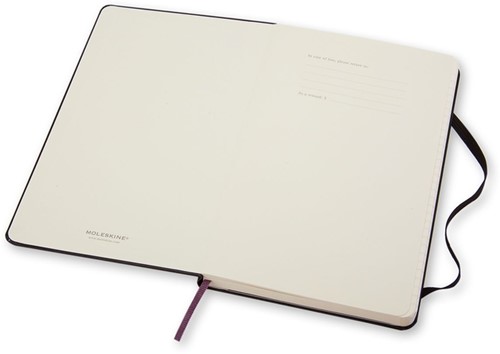 Notitieboek Moleskine large 130x210mm ln hc zwart 1 Stuk-2