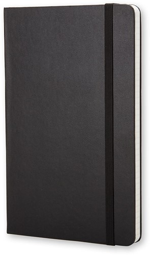 Notitieboek Moleskine large 130x210 ruit 5x5 hc zw 1 Stuk-2