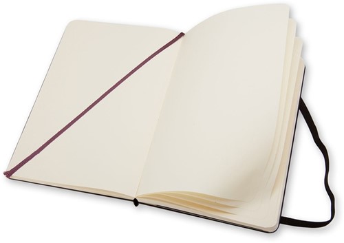 Notitieboek Moleskine large 130x210mm blc hc zwart 1 Stuk-3