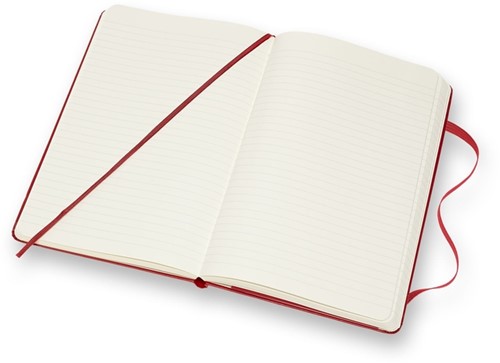 Notitieboek Moleskine large 130x210mm lijn hc rood 1 Stuk-3