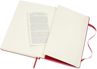 Notitieboek Moleskine L 130x210mm blanco hc rood 1 Stuk-2