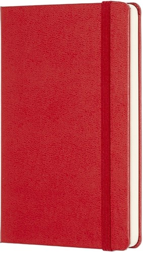 Notitieboek Moleskine pocket 90x140mm blanco hc rd 1 Stuk-2