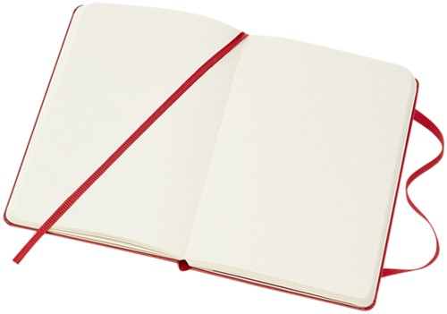 Notitieboek Moleskine pocket 90x140mm blanco hc rd 1 Stuk-1