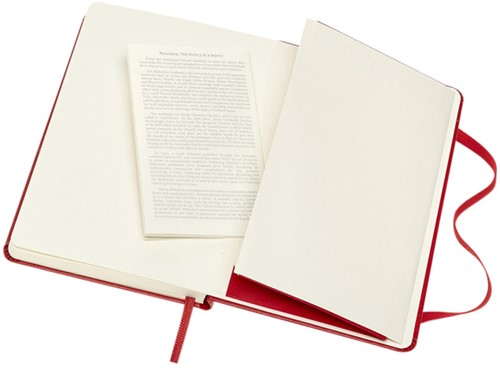 Notitieboek Moleskine pocket 90x140mm blanco hc rd 1 Stuk-2