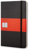 Adresboek Moleskine L 130x210mm hc lijn zwart 1 Stuk