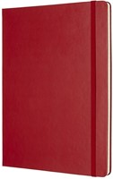 Notitieboek Moleskine XL 190x250mm ln hc scarl rd 1 Stuk-2