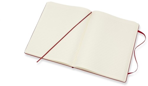 Notitieboek Moleskine XL 190x250mm ln hc scarl rd 1 Stuk-3