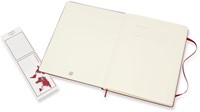 Notitieboek Moleskine XL 190x250mm ln hc scarl rd 1 Stuk-2