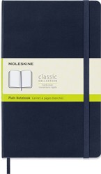 Notitieboek Moleskine L 130x210mm blc hc sapph bl 1 Stuk