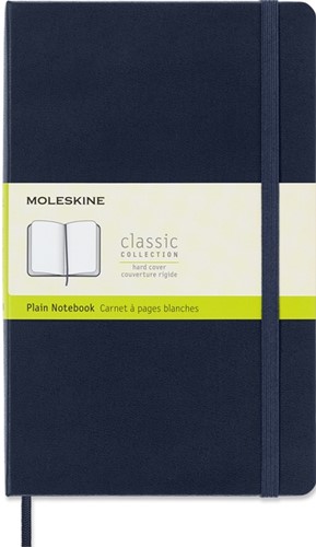 Notitieboek Moleskine L 130x210mm blc hc sapph bl 1 Stuk