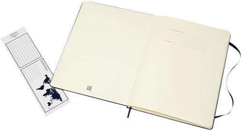 Notitieboek Moleskine XL 190x250 lijn hc sapp blue 1 Stuk-3