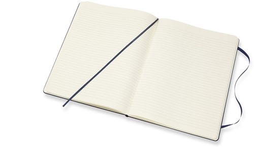 Notitieboek Moleskine XL 190x250 lijn hc sapp blue 1 Stuk-3