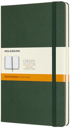 Notitieboek Moleskine L 130x210mm lijn hc green 1 Stuk