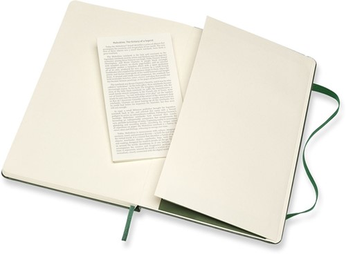 Notitieboek Moleskine L 130x210mm lijn hc green 1 Stuk-1