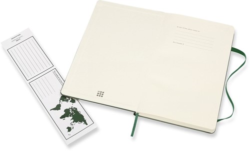 Notitieboek Moleskine L 130x210mm lijn hc green 1 Stuk-2