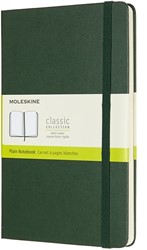 Notitieboek Moleskine L 130x210mm blanco hc green 1 Stuk