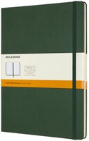 Notitieboek Moleskine XL 190x250mm lijn hc green 1 Stuk
