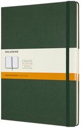 Notitieboek Moleskine XL 190x250mm lijn hc green 1 Stuk