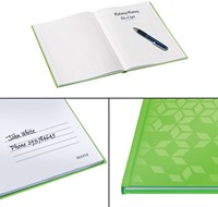 NOTITIEBOEK LEITZ WOW A4 LIJN 80V GROEN 1 Stuk-6