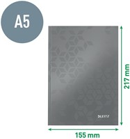 Notitieboek Leitz WOW A5 lijn zwart 1 Stuk-8