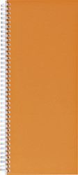 Notitieboek 135x330mm lijn 160blz 70gr spiraal or 1 Stuk