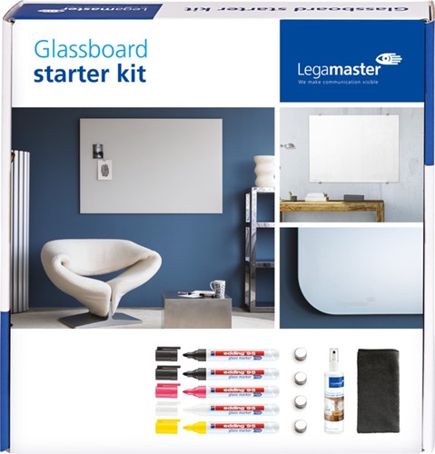 Glasbord Legamaster starterkit 1 Doos