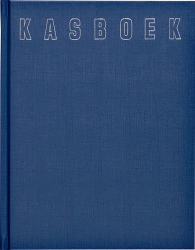 Kasboek 165x210mm 192blz 1 kolom blauw 1 Stuk