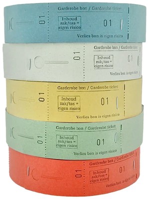 Garderobebon Combicraft nr 1 tm 500 rood 500st 500 Stuk-2
