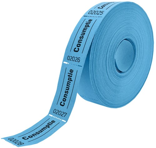 Consumptiebon Combicraft 57x30mm 2zijdig bl 2x1000 2 Stuk