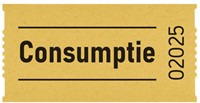 Consumptiebon Combicraft 57x30mm 2zijdig gl 2x1000 2 Stuk-2